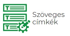 Szöveges címkék